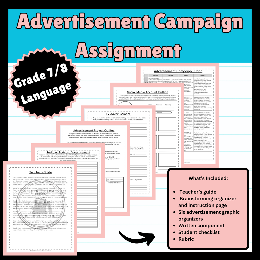 Advertisement Campaign - Media Literacy Assignment