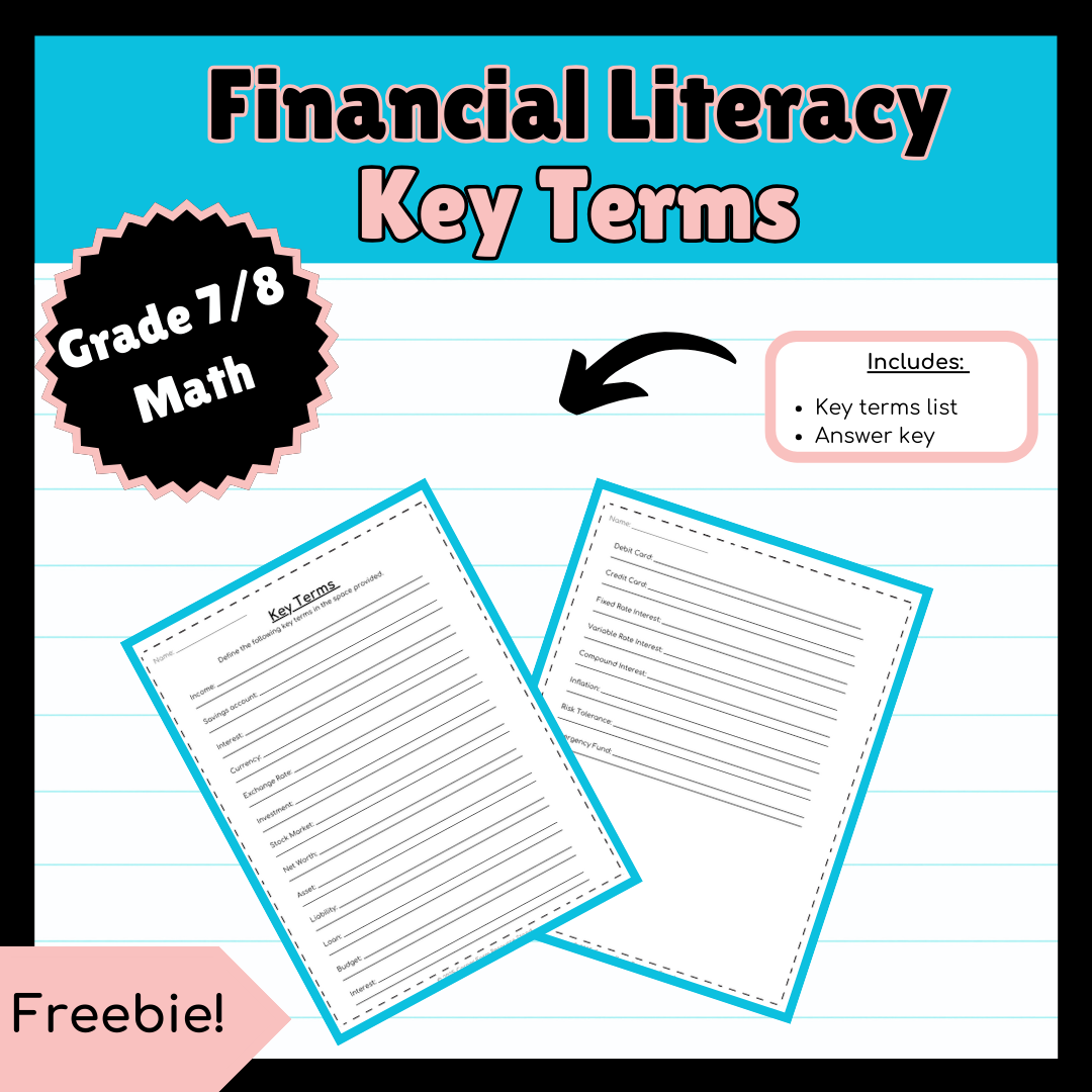 Financial Literacy Key Terms